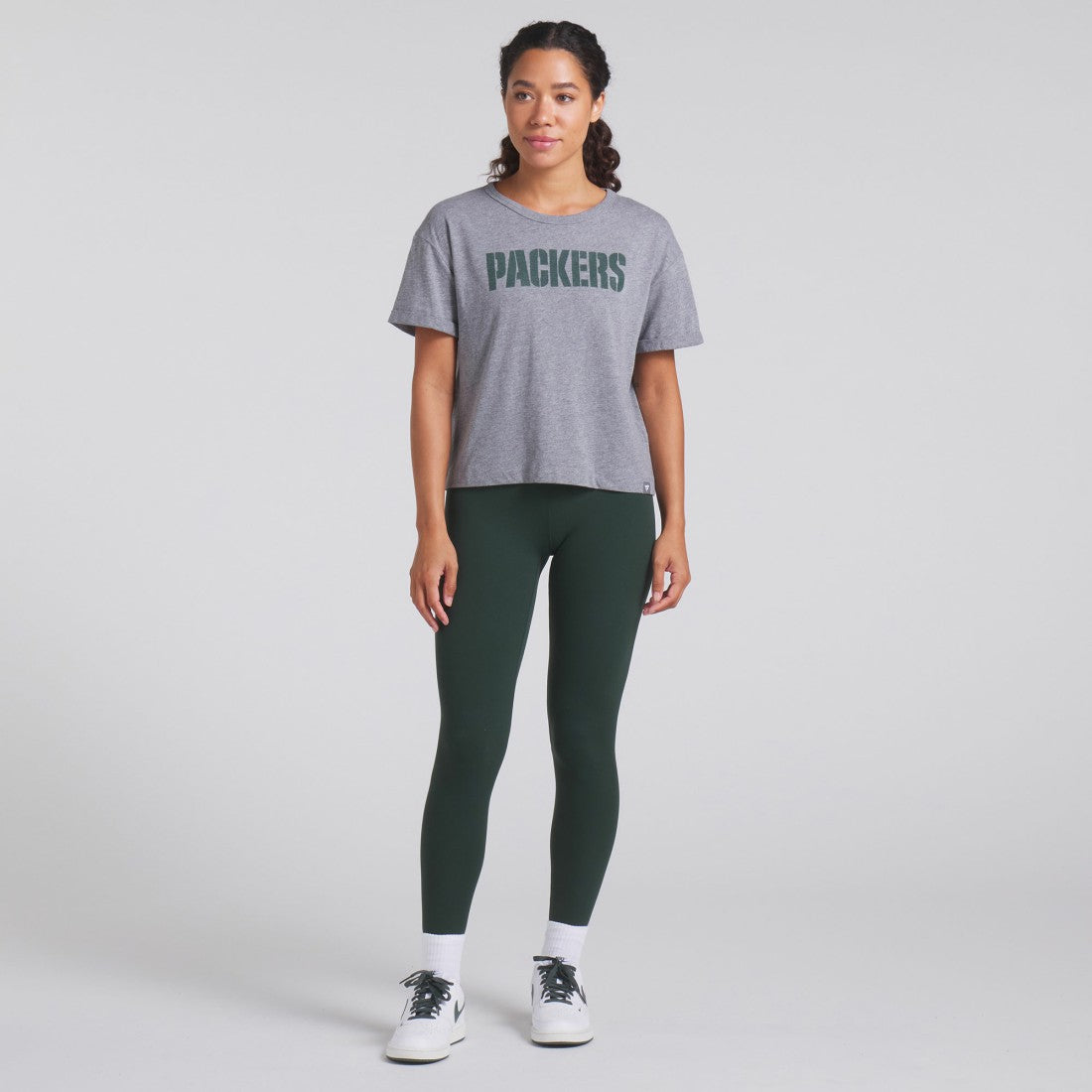 Women's Swing Pass Tri-Blend Boxy T-Shirt - Green Bay Packers