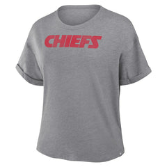 Women's Swing Pass Tri-Blend Boxy T-Shirt - Kansas City Chiefs