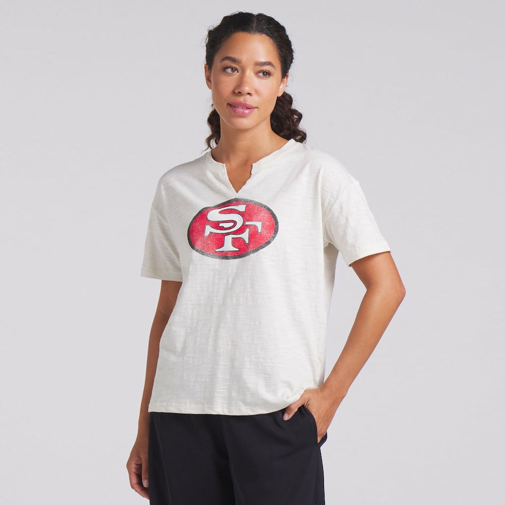 Women's Trick Play Slub Boxy T-Shirt - San Francisco 49ers