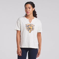 Women's Trick Play Slub Boxy T-Shirt - Chicago Bears