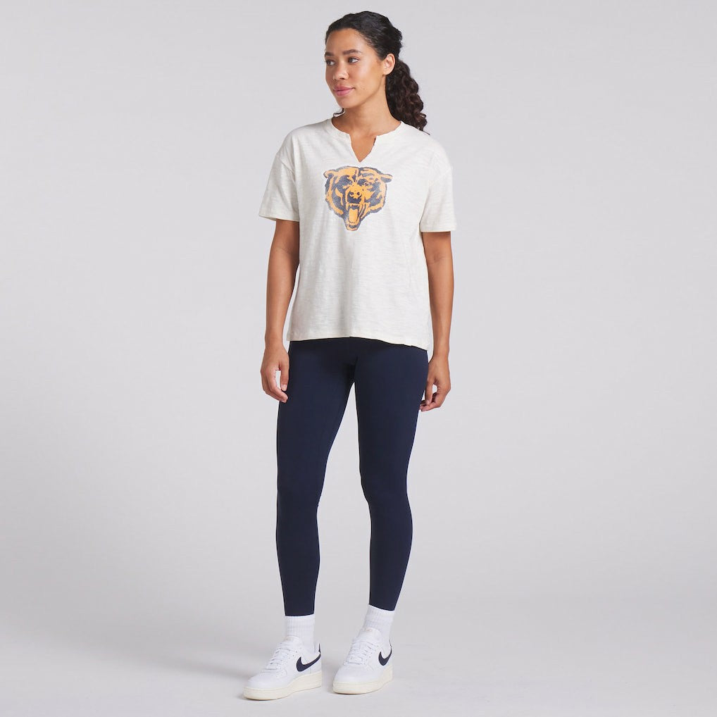 Women's Trick Play Slub Boxy T-Shirt - Chicago Bears