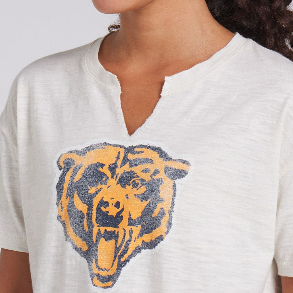 Women's Trick Play Slub Boxy T-Shirt - Chicago Bears