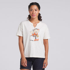 Women's Trick Play Slub Boxy T-Shirt - Cleveland Browns