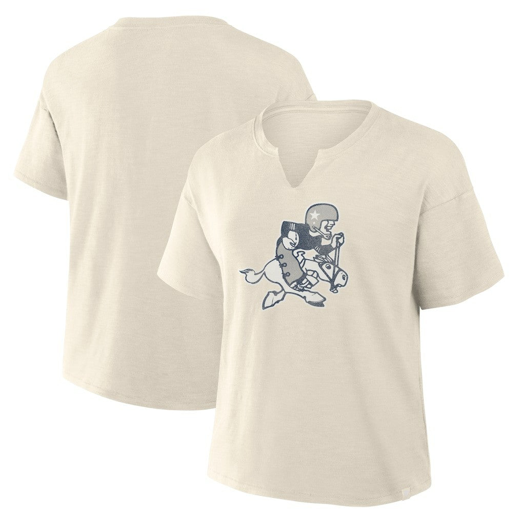 Women's Trick Play Slub Boxy T-Shirt - Dallas Cowboys
