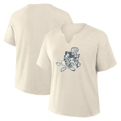 Women's Trick Play Slub Boxy T-Shirt - Dallas Cowboys