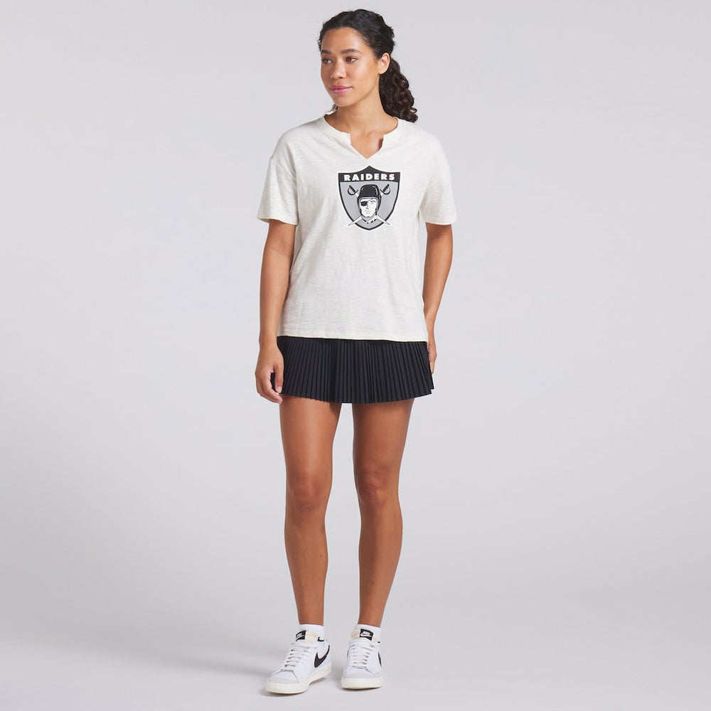 Women's Trick Play Slub Boxy T-Shirt - Las Vegas Raiders