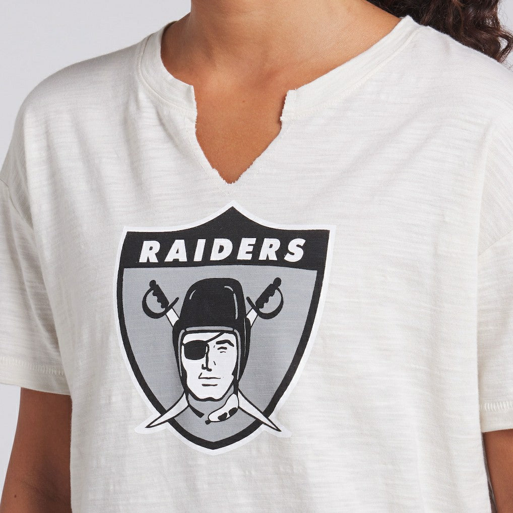 Women's Trick Play Slub Boxy T-Shirt - Las Vegas Raiders