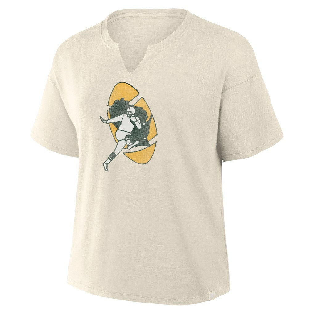 Women's Trick Play Slub Boxy T-Shirt - Green Bay Packers