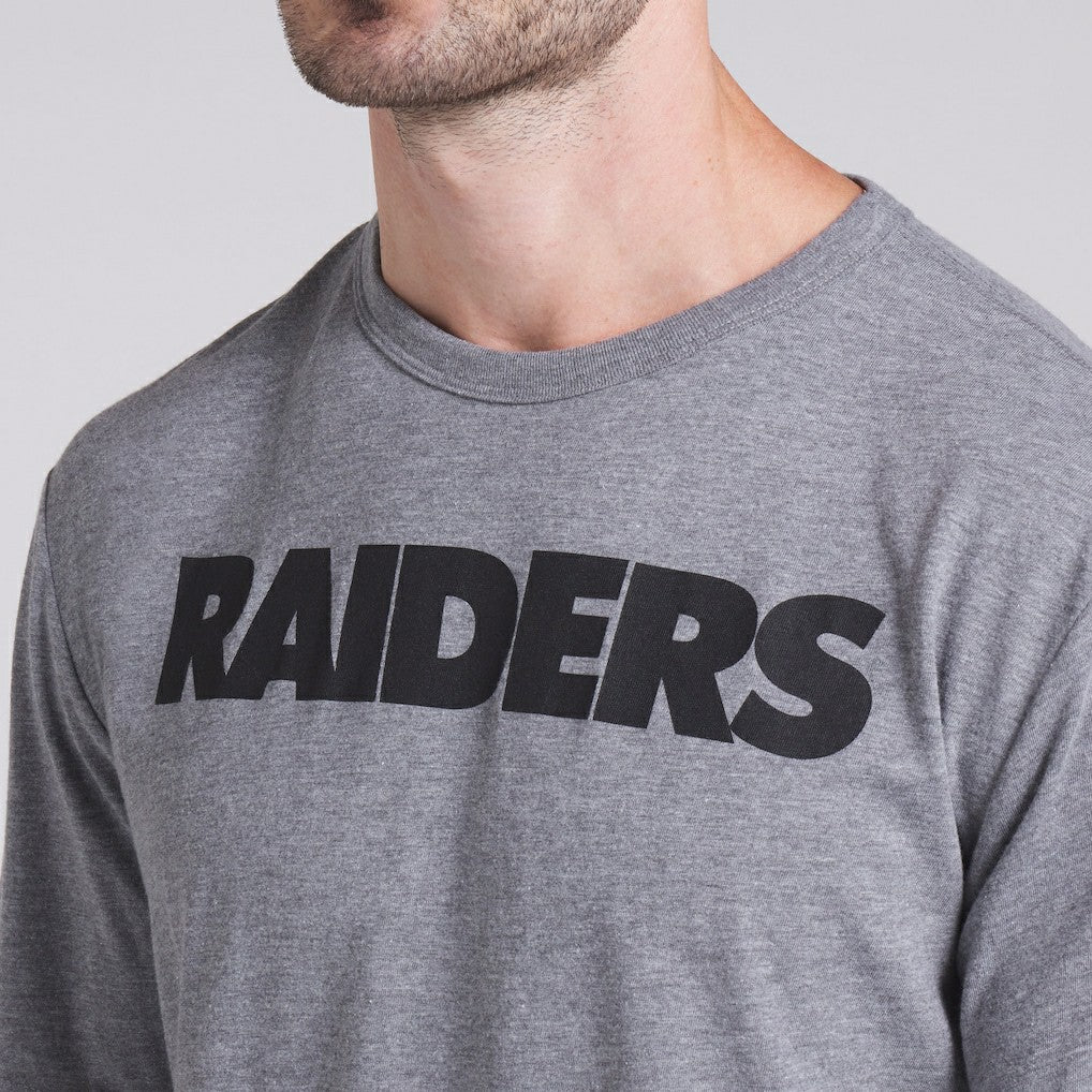 Pass Rush Tri-Blend T-Shirt - Las Vegas Raiders
