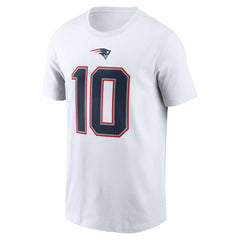 Drake Maye  Player Name & Number T-Shirt - New England Patriots