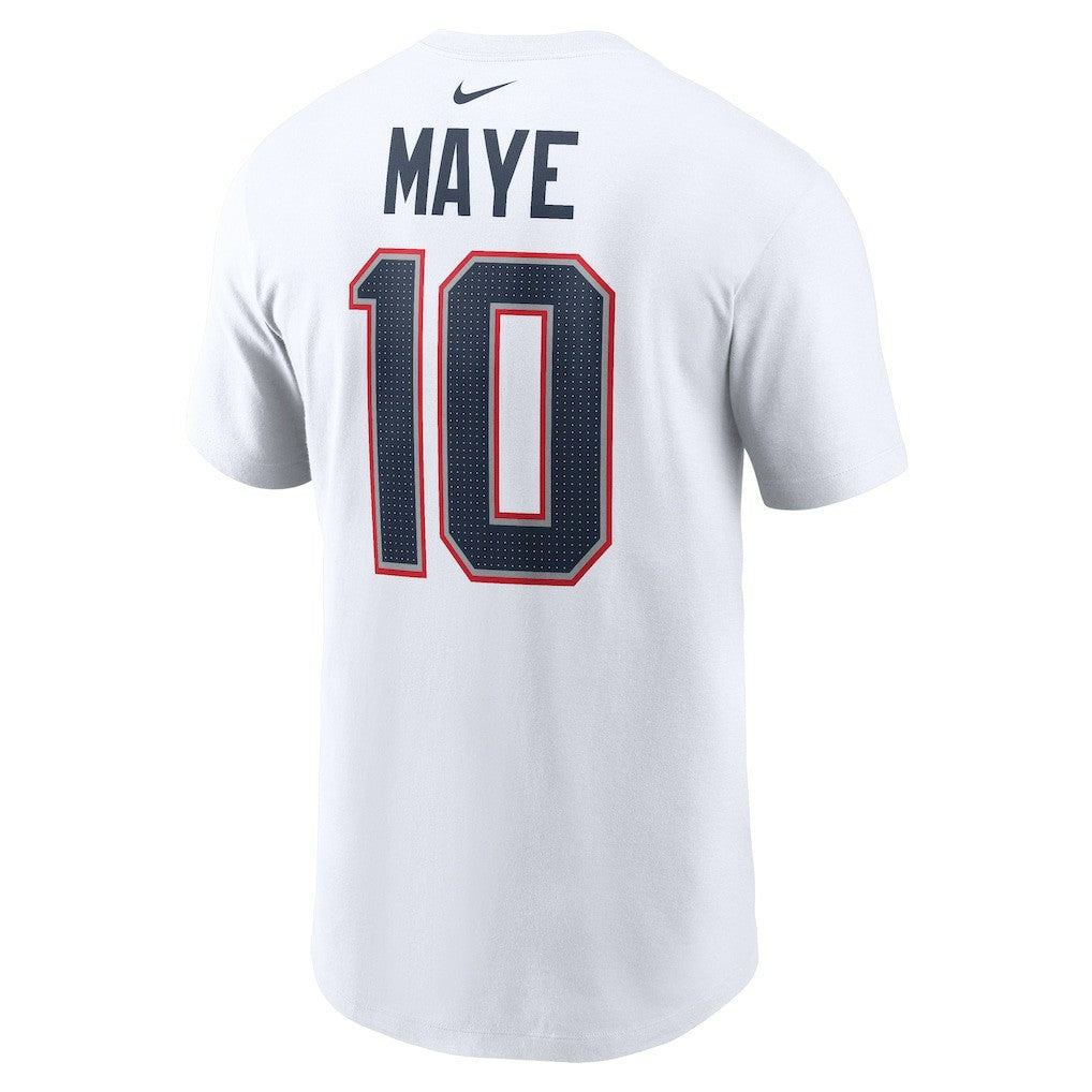 Drake Maye  Player Name & Number T-Shirt - New England Patriots