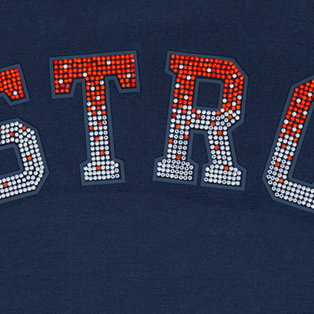 MLB Houston Astros Pro Standard Women's Rhinestone Slim Fit T-Shirt