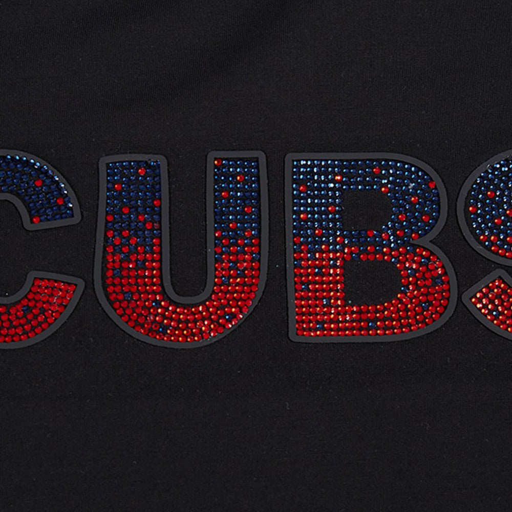 MLB Chicago Cubs Pro Standard Women's Rhinestone Slim Fit T-Shirt