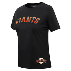 MLB San Francisco Giants Pro Standard Women's Rhinestone Slim Fit T-Shirt