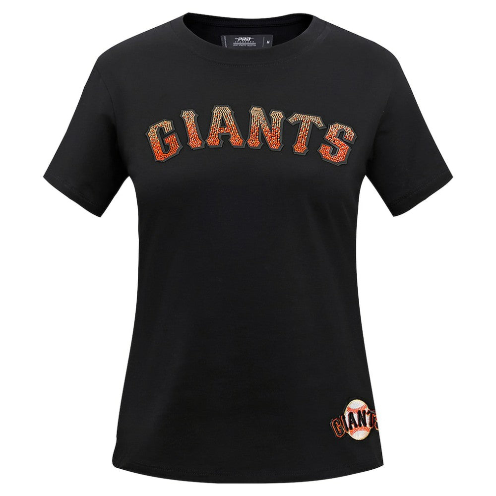 MLB San Francisco Giants Pro Standard Women's Rhinestone Slim Fit T-Shirt