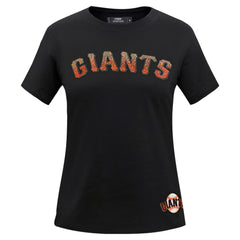 MLB San Francisco Giants Pro Standard Women's Rhinestone Slim Fit T-Shirt