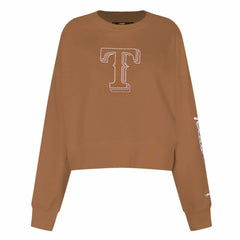 MLB Texas Rangers Pro Standard Women's Paint The City Pullover Cropped Sweatshirt