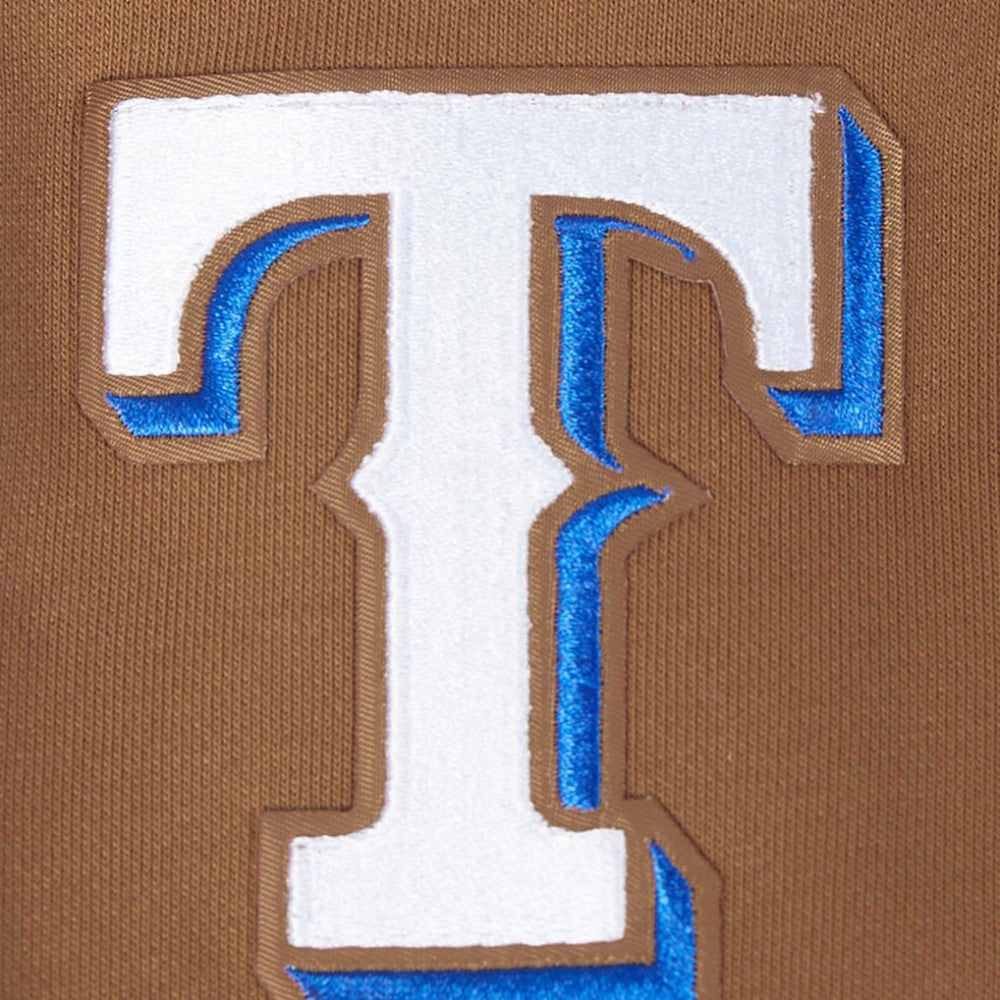 MLB Texas Rangers Pro Standard Women's Paint The City Pullover Cropped Sweatshirt