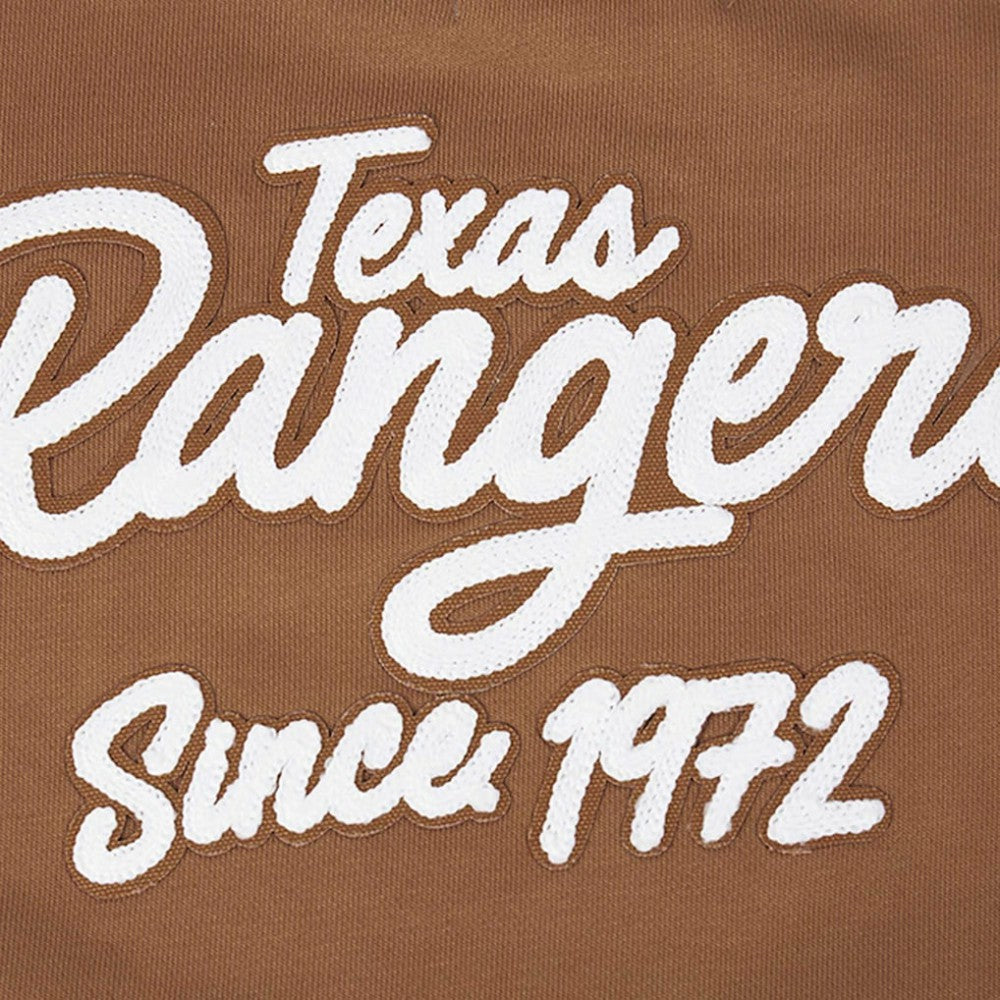 MLB Texas Rangers Pro Standard Women's Paint The City Pullover Cropped Sweatshirt