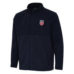 USMNT Antigua Daily Fused Full-Zip Jacket -  Navy