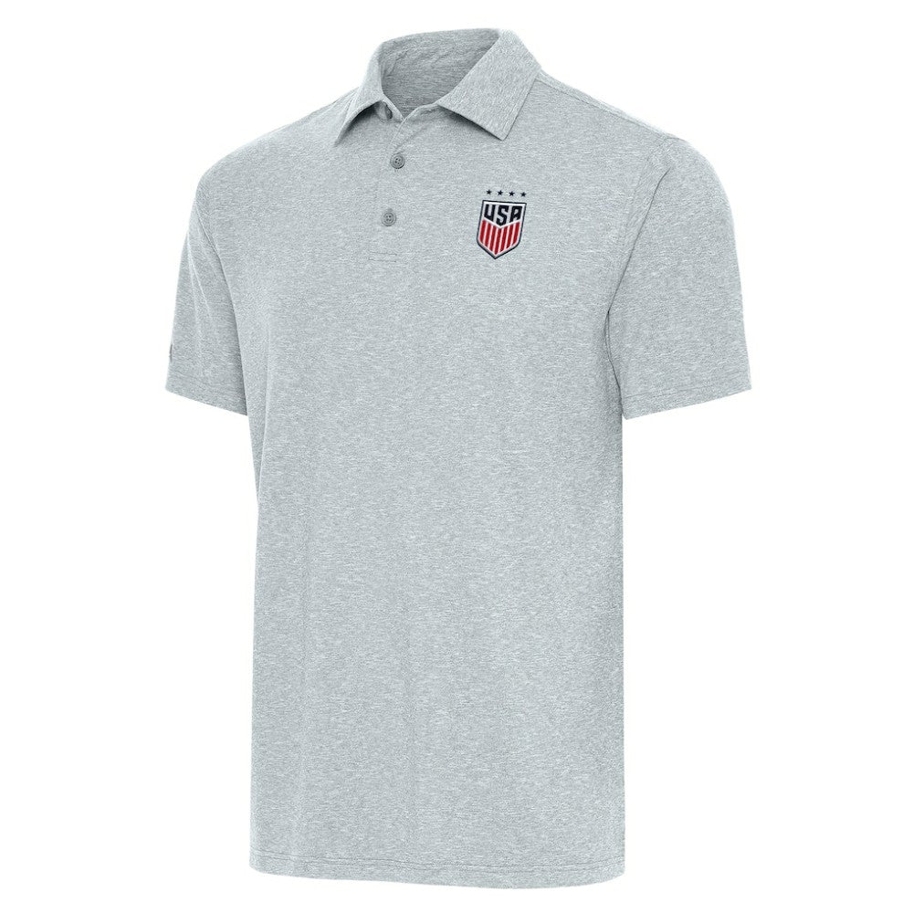 USWNT Antigua Par 3 Polo -  Heather Gray
