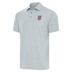 USWNT Antigua Par 3 Polo -  Heather Gray