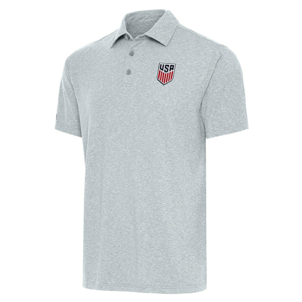 USMNT Antigua Par 3 Polo -  Heather Gray