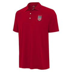 USWNT Antigua Western Polo -  Red