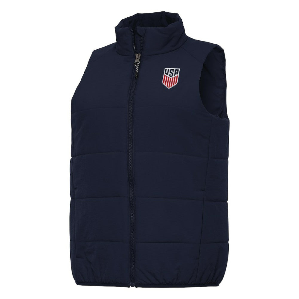 USMNT Antigua Women's Experience Full-Zip Vest -  Navy
