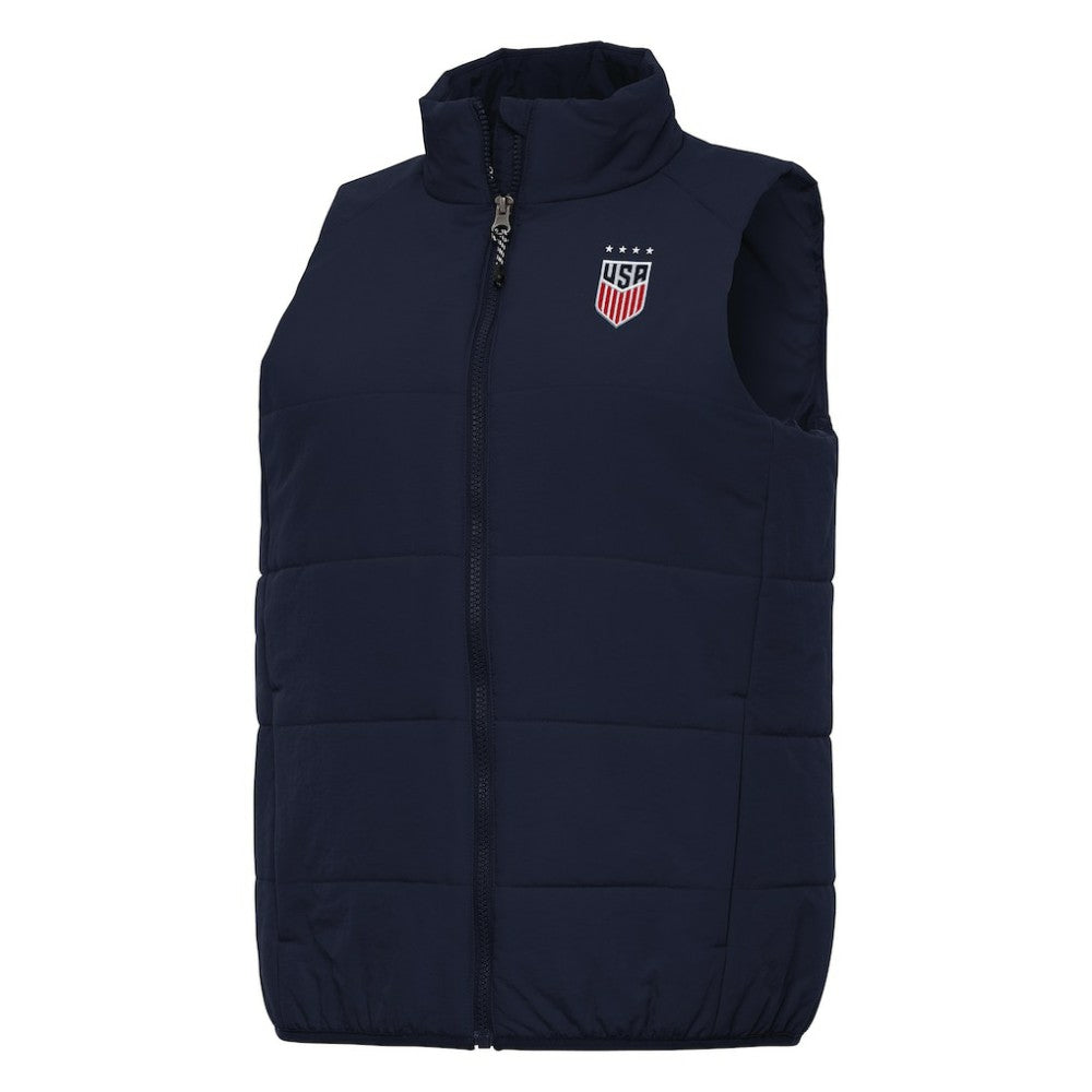 USWNT Antigua Women's Experience Full-Zip Vest -  Navy