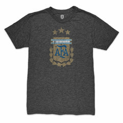 Alexis Mac Allister Argentina National Team 1863FC Player Retro Tri-Blend T-Shirt -  Heather Black