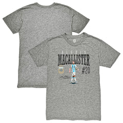 Alexis Mac Allister Argentina National Team 1863FC Snapshot Tri-Blend T-Shirt -  Heather Gray