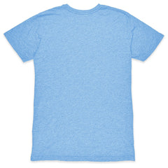 Argentina National Team 1863FC Retro Wordmark Tri-Blend T-Shirt -  Light Blue