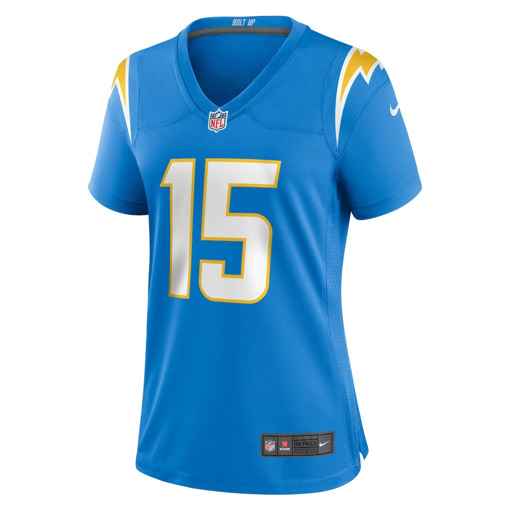 Ladd McConkey  Women's Game Jersey - Los Angeles Chargers