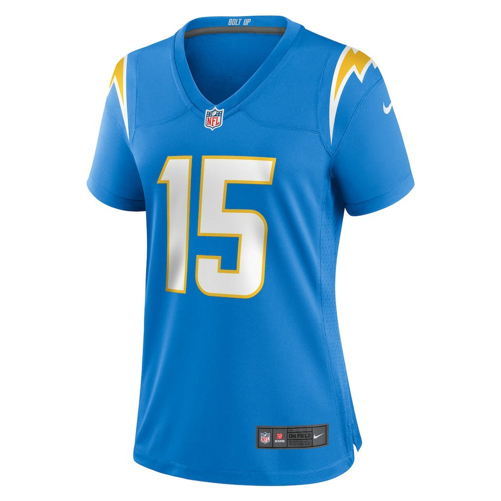 Ladd McConkey  Women's Game Jersey - Los Angeles Chargers