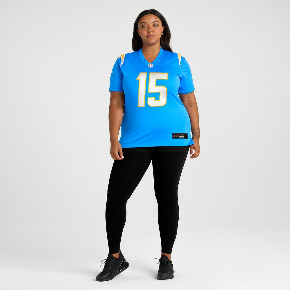 Ladd McConkey  Women's Game Jersey - Los Angeles Chargers