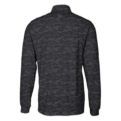 Cutter & Buck Traverse Camo Print Stretch DryTec Quarter-Zip Top - Carolina Panthers