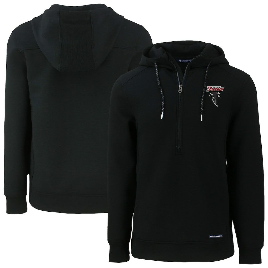 Cutter & Buck Roam Eco Recycled Half-Zip Hoodie - Atlanta Falcons