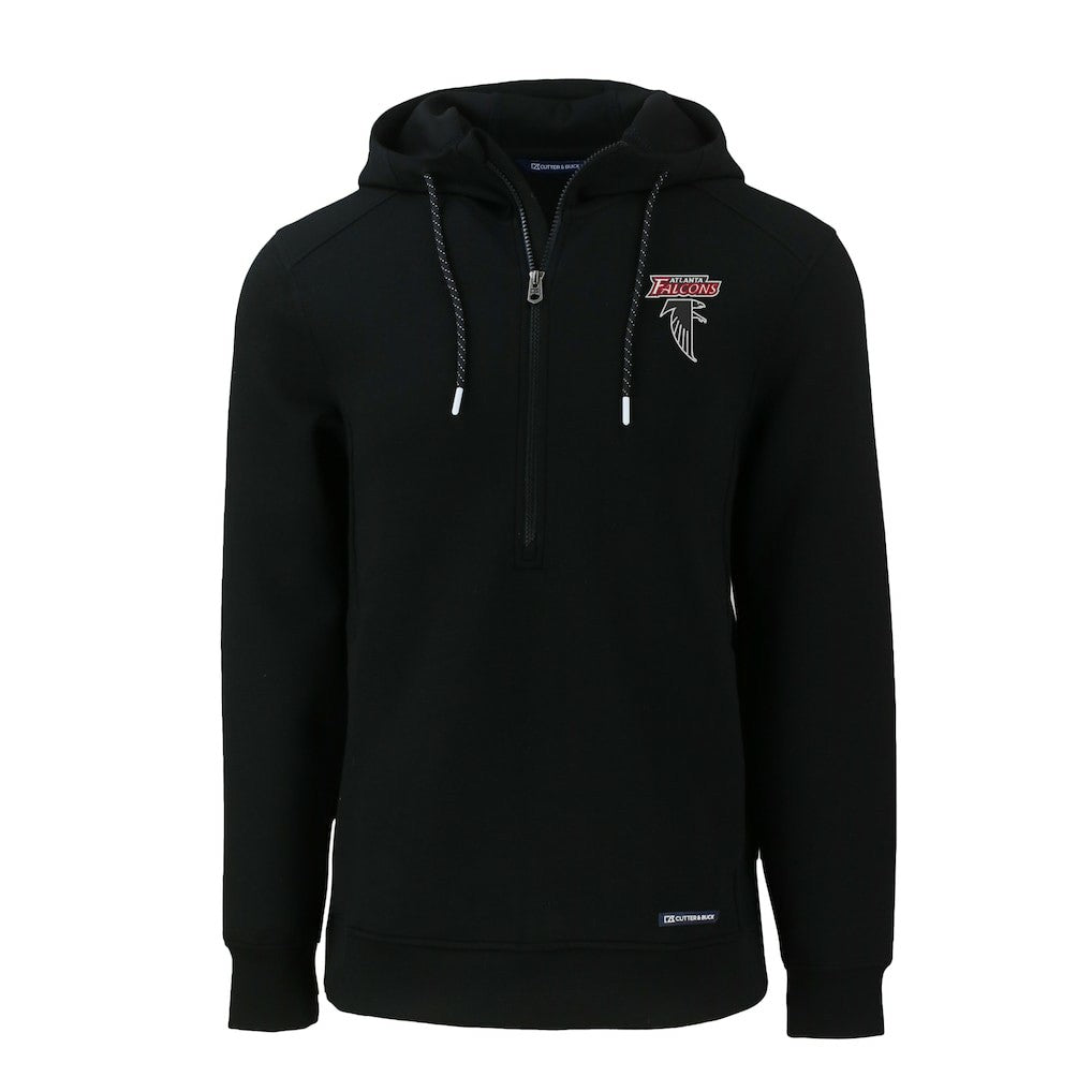 Cutter & Buck Roam Eco Recycled Half-Zip Hoodie - Atlanta Falcons