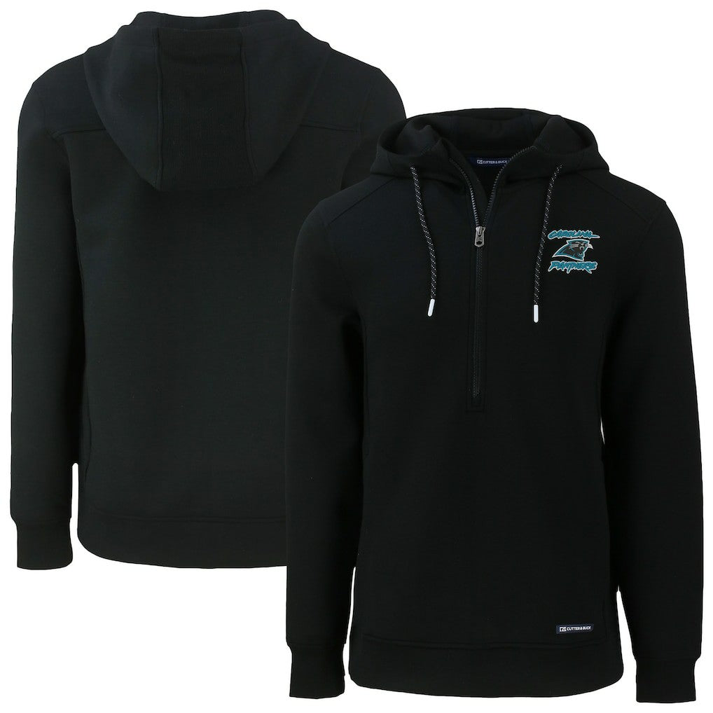 Cutter & Buck Roam Eco Recycled Half-Zip Hoodie - Carolina Panthers