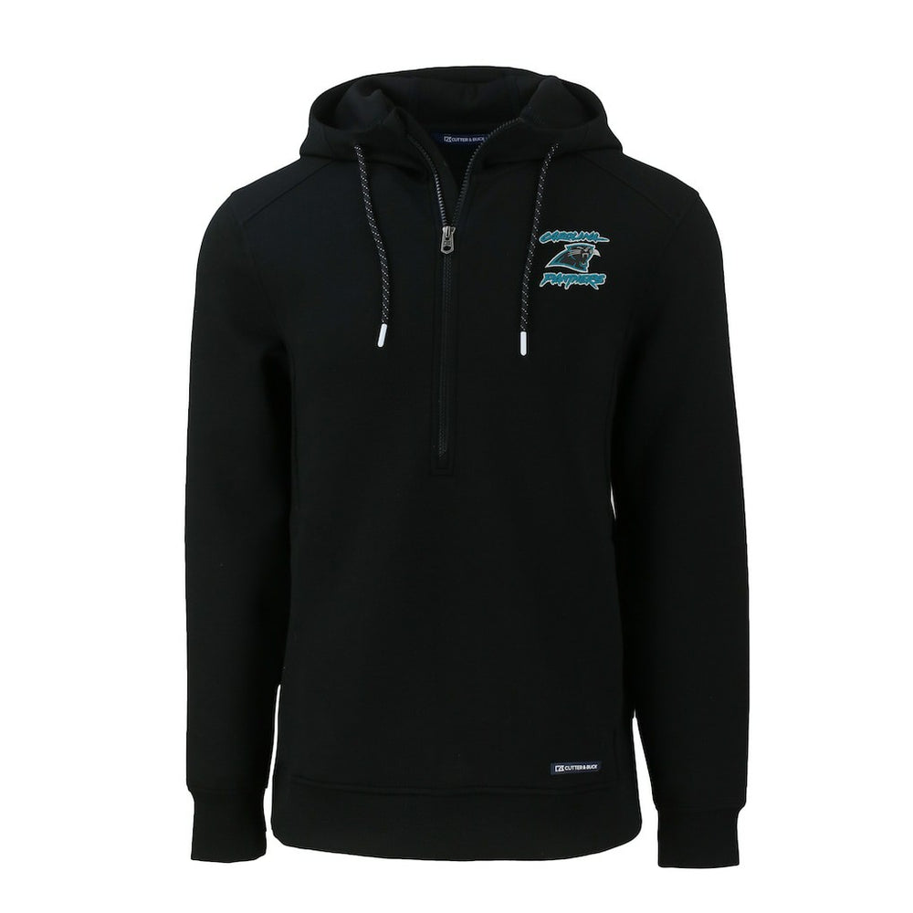 Cutter & Buck Roam Eco Recycled Half-Zip Hoodie - Carolina Panthers
