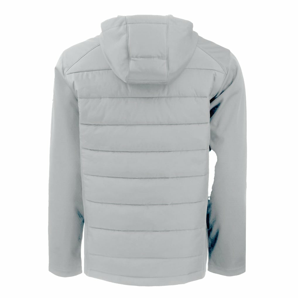Cutter & Buck Evoke Hybrid Eco Softshell Recycled Full-Zip Hoodie Jacket - Atlanta Falcons