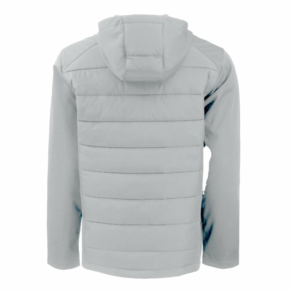Cutter & Buck Evoke Hybrid Eco Softshell Recycled Full-Zip Hoodie Jacket - Atlanta Falcons