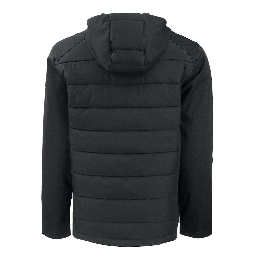 Cutter & Buck Evoke Hybrid Eco Softshell Recycled Full-Zip Hoodie Jacket - Atlanta Falcons