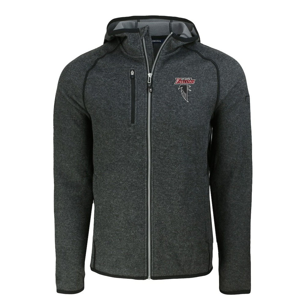 Cutter & Buck Mainsail Hoodie Raglan Full-Zip Jacket - Atlanta Falcons
