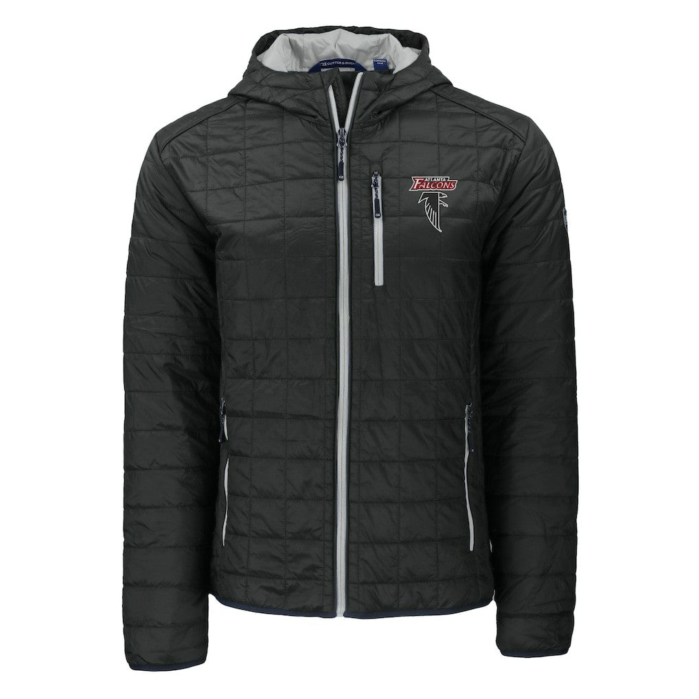 Cutter & Buck Rainier PrimaLoft Eco Insulated Full-Zip Puffer Jacket - Atlanta Falcons