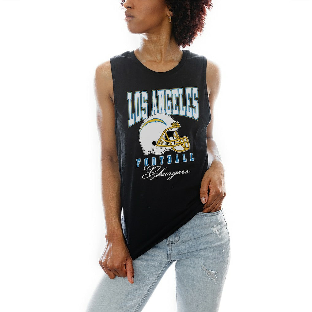 Gameday Couture Women's Preseason Opener Racerback Tank Top - Los Angeles Chargers