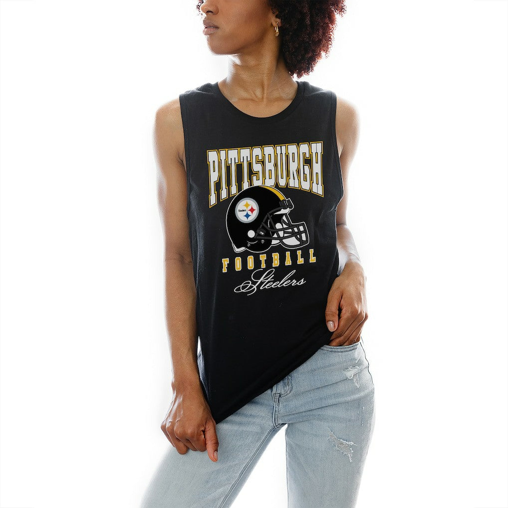 Gameday Couture Women's Preseason Opener Racerback Tank Top - Pittsburgh Steelers