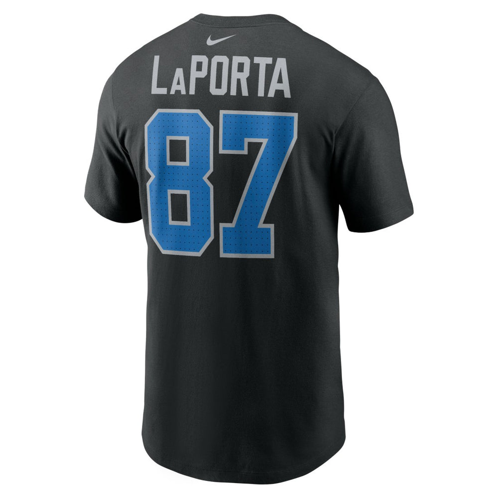 Sam LaPorta  Name & Number T-Shirt - Detroit Lions