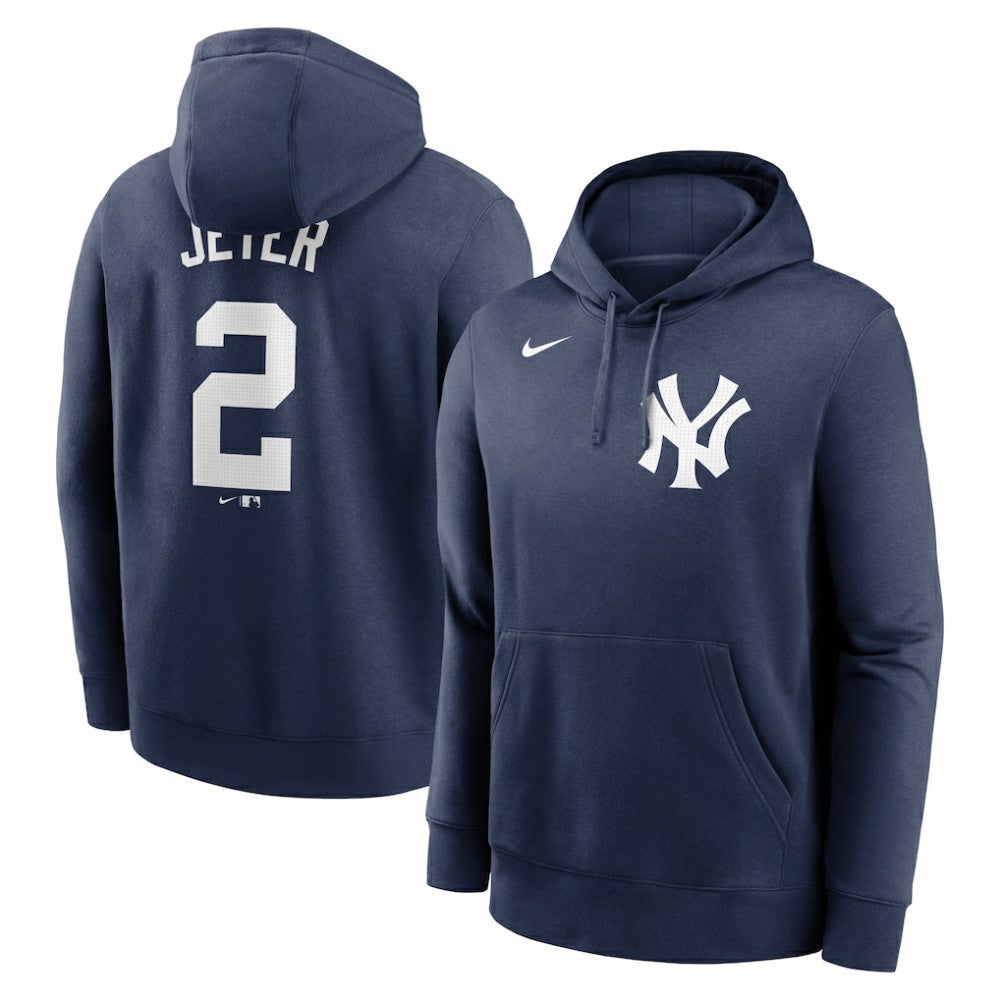 MLB Derek Jeter New York Yankees Nike Player Name & Number Club Pullover Hoodie